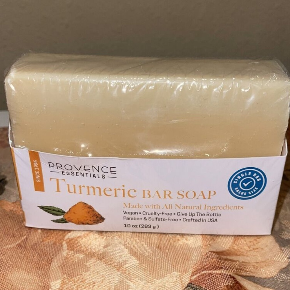 PROVENCE ESSENTIALS All NaturaTurmeric Bar Soap 10 OZ